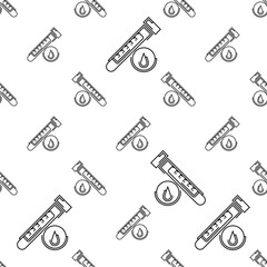 Blood Test Icon Seamless Pattern M_2203001