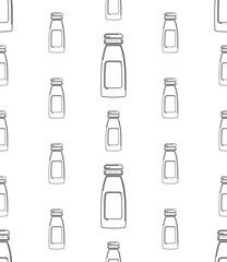 Tea Flask Icon Seamless Pattern M_2203001