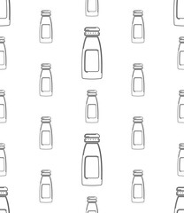 Tea Flask Icon Seamless Pattern M_2203001