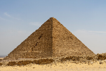 The Gaza Pyramid in Egypt is a huge structure believed to have been used as a royal tomb in the...