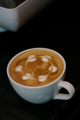 cup of coffee with milk