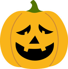 Halloween pumpkin icon vector.
Jack o lantern pumpkin for Halloween.