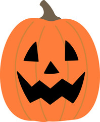 Halloween pumpkin icon vector.
Jack o lantern pumpkin for Halloween.