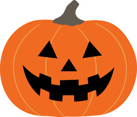 Halloween pumpkin icon vector.
Jack o lantern pumpkin for Halloween.