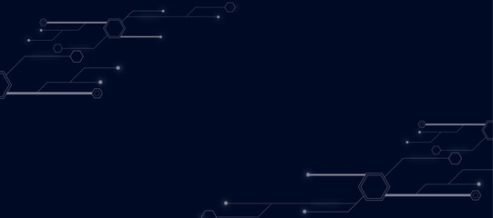 Vectors Digital technology and science background. Modern technology circuit board texture background design.