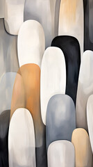 Fototapeta premium Abstract Geometric Irregular Shapes Background