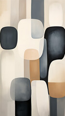 Fototapeta premium Abstract Geometric Irregular Shapes Background