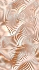 abstract background with rose gold wavy lines
