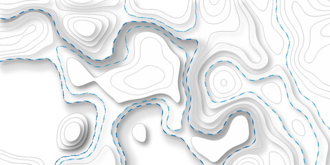 Lines Topographic contour lines map seamless pattern. Geographic mountain relief. Abstract lines background. Contour maps. Topo contour map design.