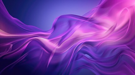 Naklejka premium Elegant purple and blue fabric flowing gracefully, perfect for fashion or design projects