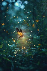 A beautiful butterfly flying in the air. Suitable for nature and wildlife concepts