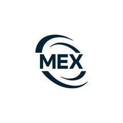 MEX logo. M E X design. White MEX letter. MEX, M E X letter logo design. M E X letter logo design in FIVE, FOUR, THREE, style. letter logo set in one artboard. M E X letter logo vector design.