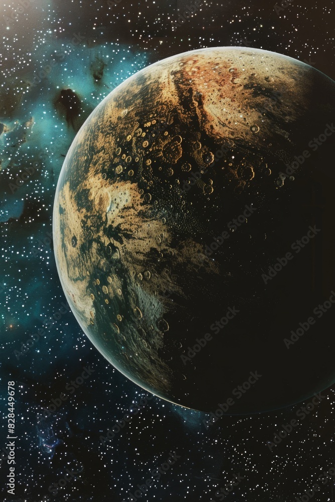 Aufkleber A stunning image of a planet in outer space. Perfect for science and astronomy concepts