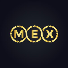 MEX logo. M E X design. White MEX letter. MEX, M E X letter logo design. M E X letter logo design in FIVE, FOUR, THREE, style. letter logo set in one artboard. M E X letter logo vector design.