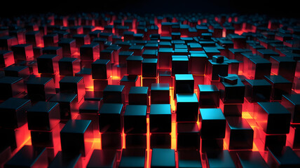 Fototapeta premium background made of cubes
