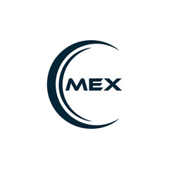 MEX logo. M E X design. White MEX letter. MEX, M E X letter logo design. M E X letter logo design in FIVE, FOUR, THREE, style. letter logo set in one artboard. M E X letter logo vector design.