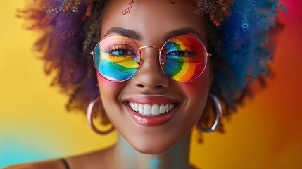  LGBTQ+ makeup portrait
