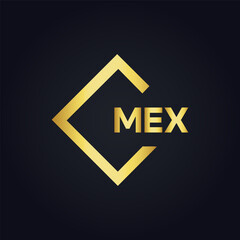 MEX logo. M E X design. White MEX letter. MEX, M E X letter logo design. M E X letter logo design in FIVE, FOUR, THREE, style. letter logo set in one artboard. M E X letter logo vector design.