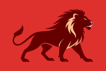 lion logo vector illustration