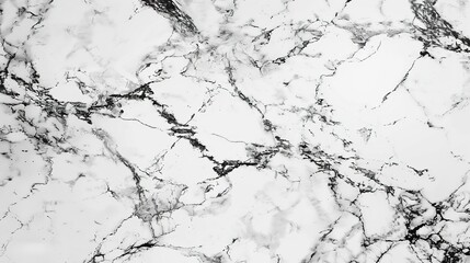 Obraz premium Elegant Minimalistic White Marble Texture Captured with Wide-Angle Lens for Grand and Modern Aesthetic, Perfect Display of Material Sample