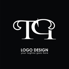 TQ TQ Logo Design, Creative Minimal Letter TQ TQ Monogram