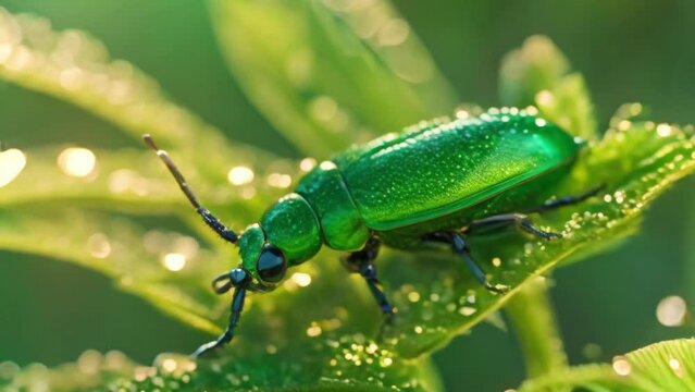 beetle on leaf