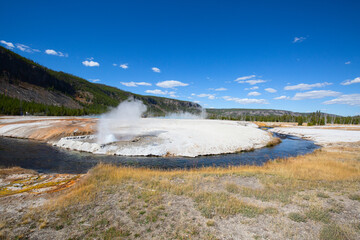 Black sands geyser basin