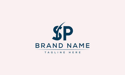 Logo design letter SP . Elegant modern. Vector template.