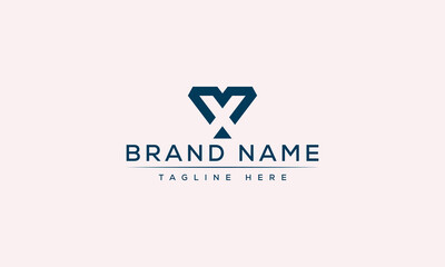 Logo design letter M . Elegant modern. Vector template.