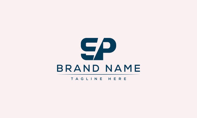 Logo design letter SP . Elegant modern. Vector template.