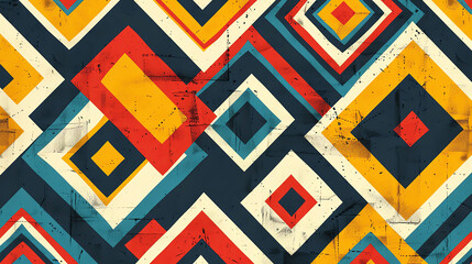Obraz premium Seamless abstract geometric pattern.