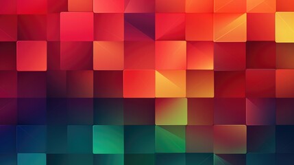 Obraz premium Energetic Geometric Abstraction: Vibrant Colorful Shapes and Gradients