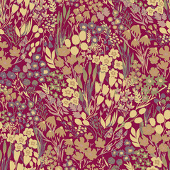 seamless pattern with flowers