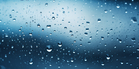 water drops on blue background,Water drops on dark blue background
