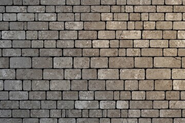 Fototapeta premium A brick wall with a grey color