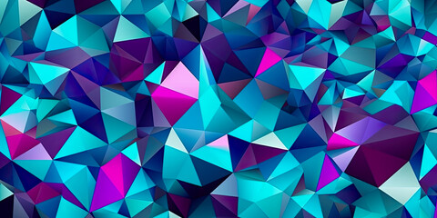 Fototapeta premium Intricate colorful background with mix of shapes and colors