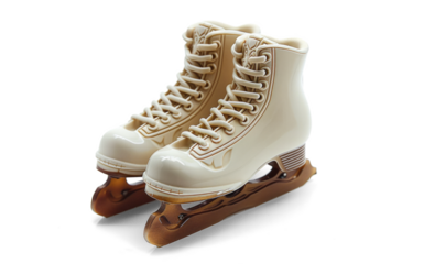 Vintage Ice Skates Pair