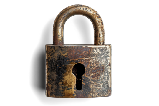 Rusty Vintage Padlock