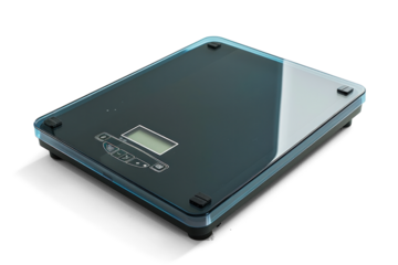 Digital Bathroom Scale On Transparent Background