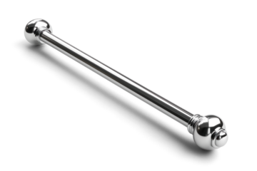 Shiny Metal Towel Bar
