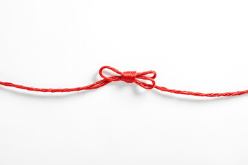 Red Twine Bow
