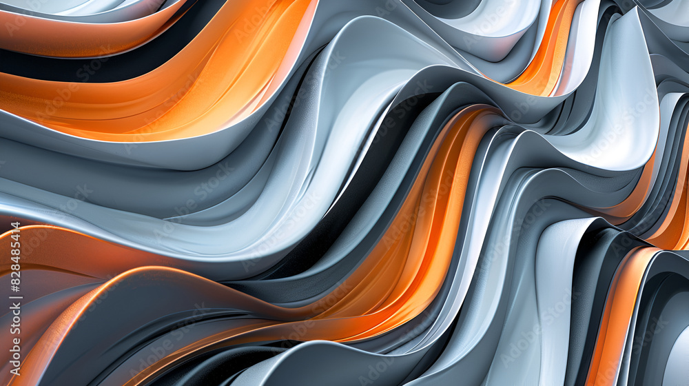 Poster the background with digital effects and abstract patterns,abstract colorful fluid wave design,gold o