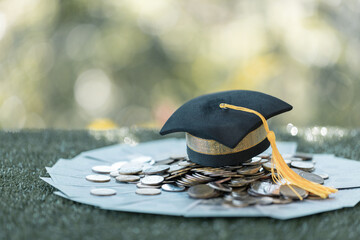Graduation from college with university degree in finance marked successful culmination of...