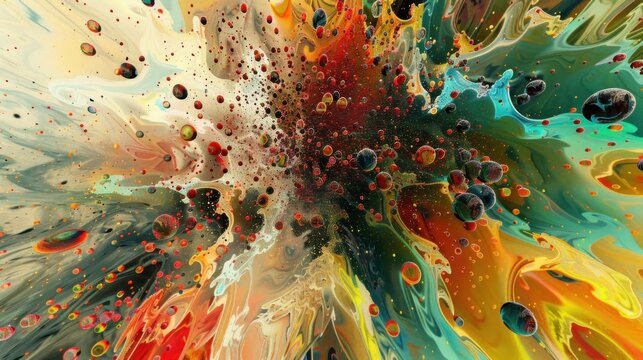 mixed art graphic background image