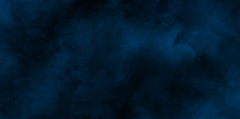 Abstract blue smoke on black background, old style dark blue grunge texture, brush painted blue background used in weeding card, cover, graphics design and web design.	
