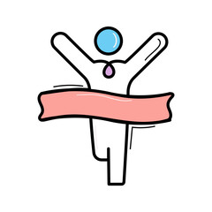 Goal Achievement: Icon for Reaching Milestones