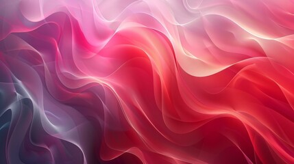 Obraz premium Flowing Blobs of Red