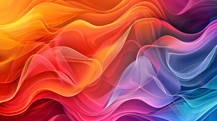 Fototapeta premium abstract background with multicolored silk fabric, close-up,Abstract colorful background, color flow liquid wave for design brochure, website, flyer. Stream fluid. Acrylic paint 