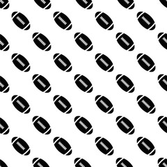 Seamless sports ball pattern. sport balls set football, soccer, basketball, baseball, badminton, valley, tennis, snooker, bowling, and rugby. Group of balls the team