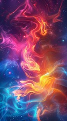 Colorful abstract painting